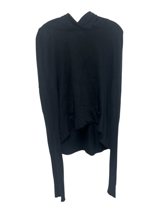 Y-3 Size XS Black Cotton Hood Long Sleeve Kangaroo Pocket Hoodie Sweater Black / XS