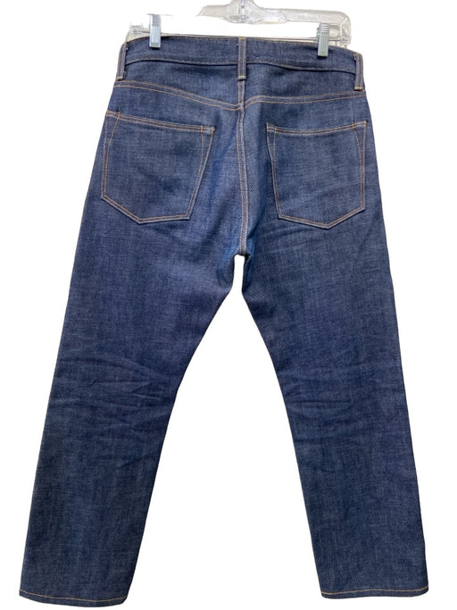 Sid Mashburn Size 31 Dark Wash Cotton Solid Jean Men's Pants 31
