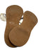 Tory Burch Shoe Size 8 Cream & Brown shearling Wood Dragon Brass Hardware Clogs Cream & Brown / 8