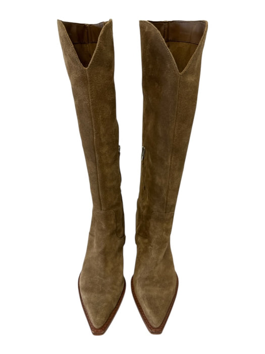 Dolce Vita Shoe Size 8.5 Taupe Brown Suede Knee High Pointed Toe Boots Taupe Brown / 8.5