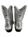 Coconuts by Matisse Shoe Size 8 Silver Faux Leather Stich Detail Cowboy Boots Silver / 8