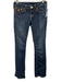 True Religion Size 26 Medium Wash Cotton Blend Contrast Stitch Low Rise Jeans Medium Wash / 26