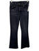 Mother Size 26 Washed Black Cotton Blend High Rise Whiskering Raw Hem Jeans Washed Black / 26