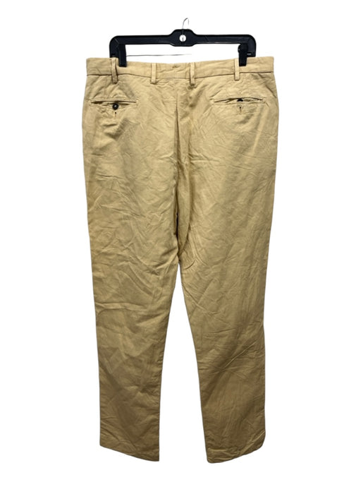 Sid Mashburn Size 40 Tan Cotton Blend Solid Khakis Men's Pants 40