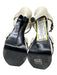 Saint Laurent Shoe Size 36.5 White Patent Leather Peep Toe Ankle Buckle Sandals White / 36.5