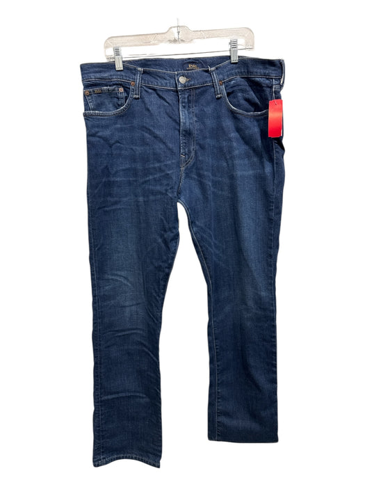 Polo Size 38 Dark Wash Cotton Solid Jean Men's Pants Dark Wash / 38