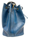 Louis Vuitton Blue Leather Epi Drawstring Bucket Vintage Bag Blue / S/M