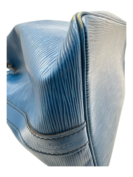 Louis Vuitton Blue Leather Epi Drawstring Bucket Vintage Bag Blue / S/M