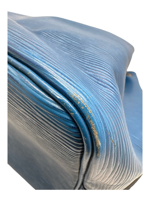 Louis Vuitton Blue Leather Epi Drawstring Bucket Vintage Bag Blue / S/M