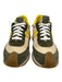 Loewe Shoe Size 41 Cream, Green, Yellow Suede & Nylon Lace Up Box Inc. Sneakers Cream, Green, Yellow / 41