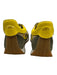Loewe Shoe Size 41 Cream, Green, Yellow Suede & Nylon Lace Up Box Inc. Sneakers Cream, Green, Yellow / 41