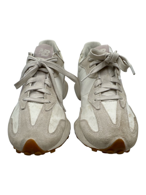 New Balance Shoe Size 10.5 White, Gray, Pink Leather Lace Up Athletic Sneakers White, Gray, Pink / 10.5