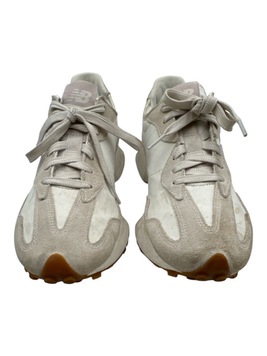 New Balance Shoe Size 10.5 White, Gray, Pink Leather Lace Up Athletic Sneakers White, Gray, Pink / 10.5
