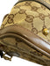 Gucci Beige & Brown Canvas & Leather Guccissima Zip Close Crossbody Strap Bag Beige & Brown / M/L