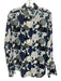 Equipment Size XS Blue, Green & Multi Silk Long Sleeve Floral Top Blue, Green & Multi / XS