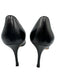Manolo Blahnik Shoe Size 39 Black Leather Pointed Toe Mid Heel Pumps Black / 39