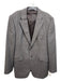 Banana Republic Tan & Gray Print Wool Herringbone 2 Button Men's Blazer Tan & Gray Print / 44
