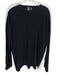 Norma kamali Size S Black & White Polyester Blend Color Block Long Sleeve Top Black & White / S
