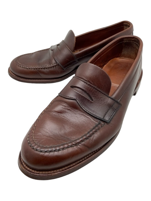 Alden Shoe Size 9 Brown Leather Solid Dress Men's Shoes 9