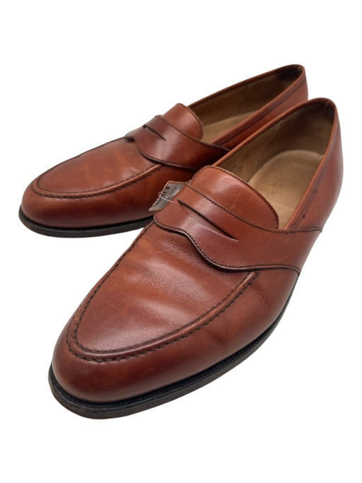 Peal & Co Shoe Size 10 Brown Leather Solid Dress Men's Shoes Brown / 10