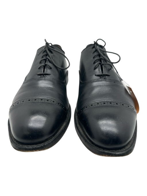 Allen Edmonds Shoe Size 10 Black Leather Solid Dress Men's Shoes Black / 10