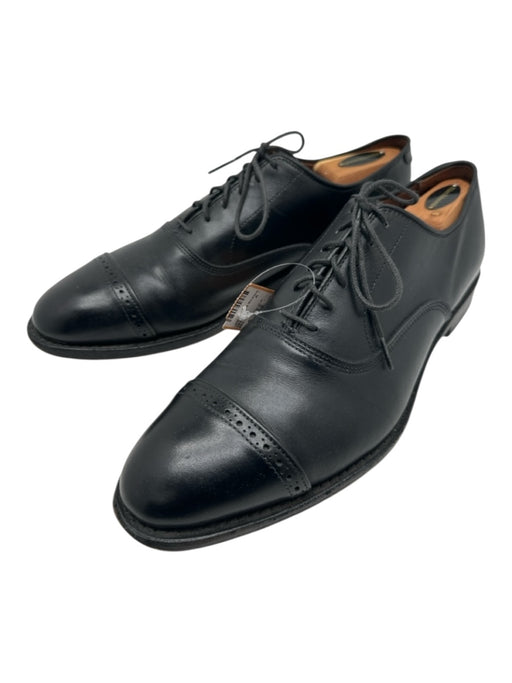 Allen Edmonds Shoe Size 10 Black Leather Solid Dress Men's Shoes Black / 10