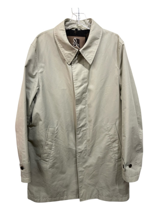 Sealup Size 52 Beige Cotton Blend button up Men's Jacket Beige / 52