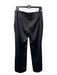 Laundry Size 8 Black Mid Rise Shinny Straight Leg Flat Front Pants Black / 8