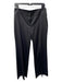 Laundry Size 8 Black Mid Rise Shinny Straight Leg Flat Front Pants Black / 8