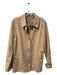 George Size L Tan Polyester Collar Toggle & Loop Long Sleeve Pockets Jacket Tan / L