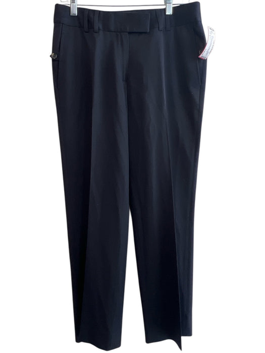 Burberry Size 8 Black Wool Elastane Slacks Straight Leg Side pockets Pants Black / 8