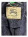 Burberry Size 6 Navy Cotton Eyelet Belt Pockets Trench Coat Navy / 6