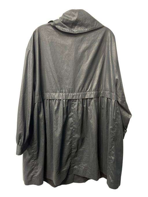 TSE Size 6 Black Polyester Pockets Button Up swing Jacket Black / 6