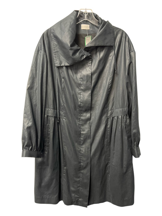 TSE Size 6 Black Polyester Pockets Button Up swing Jacket Black / 6