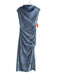 By Anthropologie Size XS Light Blue Polyester Lace Overlay Cap Sleeve Dress Light Blue / XS