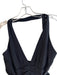 Moschino Size 6 Black Side Zip Draped Front Sleeveless Halter Gown Black / 6