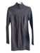 Helmut Lang Size 6 Dark Brown Lamb leather Long Sleeve Standing Collar Dress Dark Brown / 6