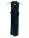 Helmut Lang Size Medium Black Viscose Sleeveless Draped neck draped bodice Dress Black / Medium