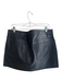 GRLFRND Size Large Black Leather Zip Fly 5 Pocket Mini Skirt Black / Large