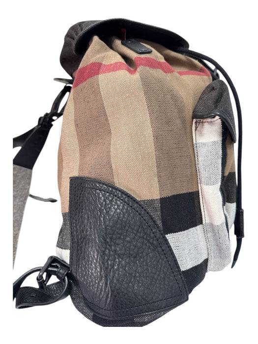 Burberry Tan & Multi Canvas Novacheck Men's Backpack Tan & Multi