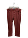 Paige Size 38 Red Cotton Blend Solid Jean Men's Pants 38