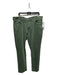 Paige Size 40 Green Cotton Blend Solid Jean Men's Pants 40