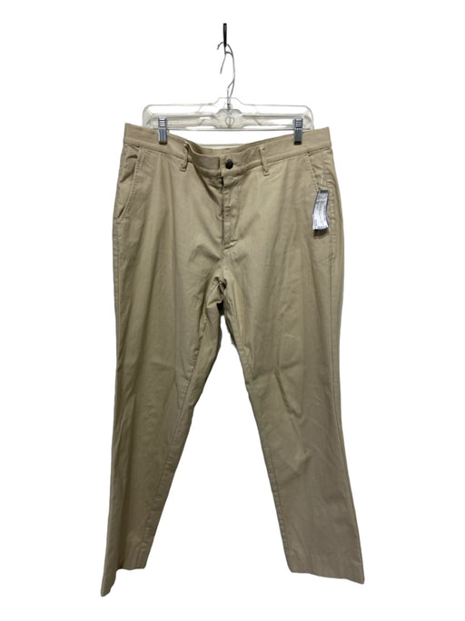 Mizzen + Main NWT Size 36 Light Beige Synthetic Solid Khakis Men's Pants 36