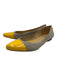 Kate Spade Shoe Size 10 Beige & Yellow Patent & Raffia Almond Toe Woven Flats Beige & Yellow / 10