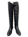 Loeffler Randall Shoe Size 10 Black & Brown Leather Almond Toe Pull On Boots Black & Brown / 10