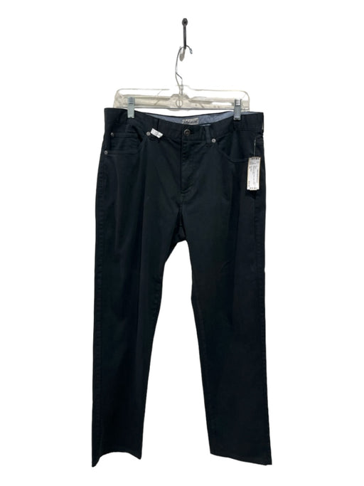 Peter Millar Size 34 Black Cotton Blend Solid Khakis Men's Pants 34