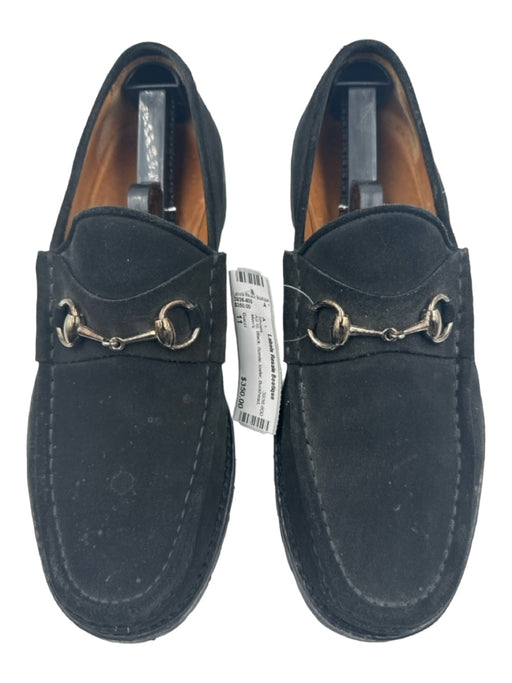 Gucci Shoe Size 11 AS IS Black Suede loafer Men's Shoes 11