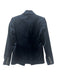 Elie Tahari Size XS Navy Blue Cotton Blend Velvet Crystal Buttons Blazer Jacket Navy Blue / XS