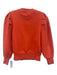 Frame Size S Orange Cotton Blend Long Balloon Sleeve Crew Neck Pullover Sweater Orange / S
