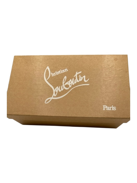 Christian Louboutin Shoe Size 40.5 Blue & White Leather & Textile Sneakers Blue & White / 40.5